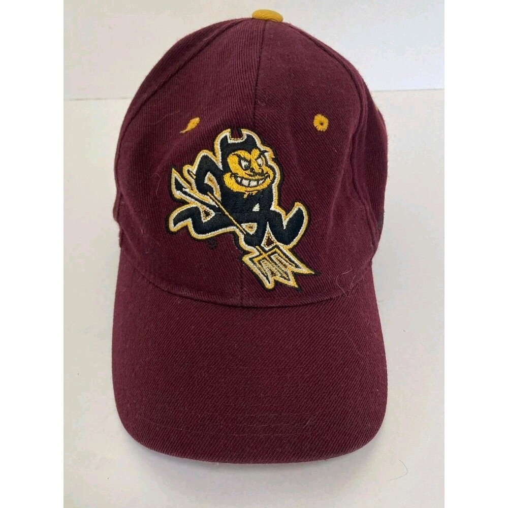 Arizona State Hat Mens Sz 7 Sun Devils Maroon Zephyr‎ NCAA